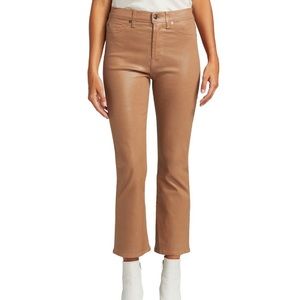 7 For All Mankind Penny Coated High Rise Jeans